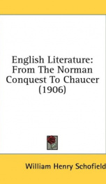 english literature from the norman conquest to chaucer_cover