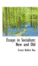 essays in socialism new and old_cover