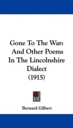 gone to the war and other poems in the lincolnshire dialect_cover