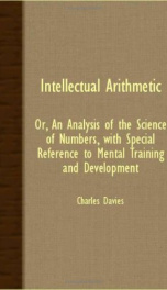 intellectual arithmetic or an analysis of the science of numbers with special_cover