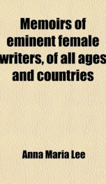 memoirs of eminent female writers of all ages and countries_cover