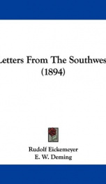 letters from the southwest_cover