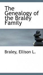 the genealogy of the braley family_cover