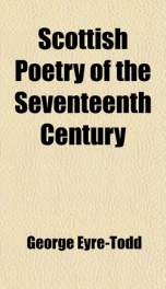 scottish poetry of the seventeenth century_cover