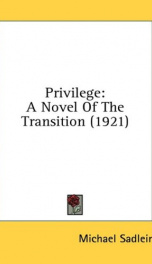 privilege a novel of the transition_cover