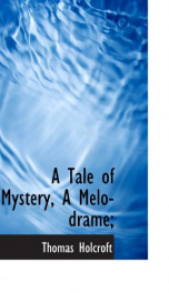 a tale of mystery a melo drame_cover