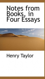 notes from books in four essays_cover