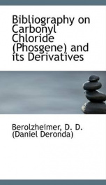 bibliography on carbonyl chloride phosgene and its derivatives_cover