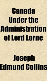 canada under the administration of lord lorne_cover