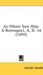 as others saw him a retrospect a d 54_cover
