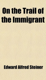on the trail of the immigrant_cover