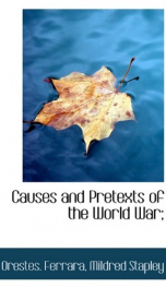 causes and pretexts of the world war_cover