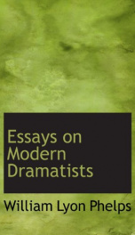 essays on modern dramatists_cover