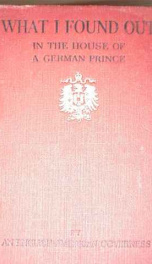 what i found out in the house of a german prince_cover
