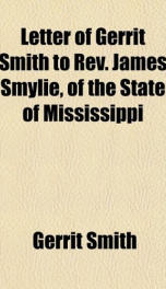 letter of gerrit smith to rev james smylie of the state of mississippi_cover