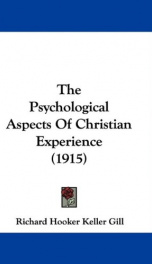 the psychological aspects of christian experience_cover