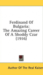 ferdinand of bulgaria_cover