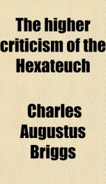 the higher criticism of the hexateuch_cover