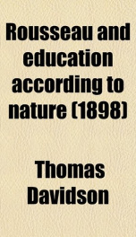 rousseau and education according to nature_cover