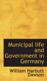 municipal life and government in germany_cover