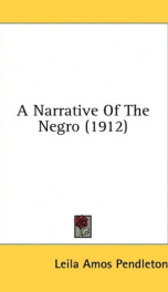 a narrative of the negro_cover