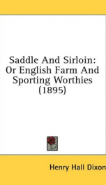 saddle and sirloin or english farm and sporting worthies_cover