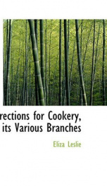 Directions for Cookery, in its Various Branches_cover