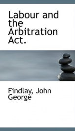 labour and the arbitration act_cover