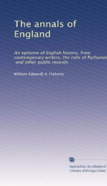 the annals of england an epitome of english history from contemporary writers_cover