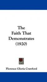 the faith that demonstrates_cover