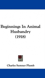 beginnings in animal husbandry_cover