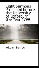 eight sermons preached before the university of oxford in the year 1799_cover