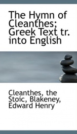 the hymn of cleanthes greek text tr into english_cover