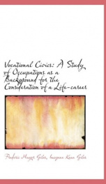 vocational civics a study of occupations as a background for the consideration_cover