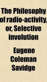 the philosophy of radio activity or selective involution_cover