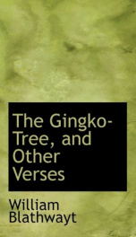 the gingko tree and other verse_cover