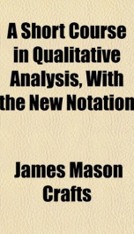 a short course in qualitative analysis_cover