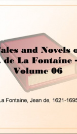 tales and novels of j de la fontaine volume 06_cover