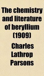 the chemistry and literature of beryllium_cover