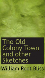 the old colony town and other sketches_cover
