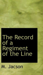 The Record of a Regiment of the Line_cover