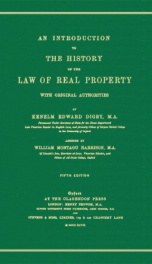 an introduction to the history of the law of real property_cover