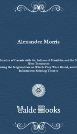 The Treaties of Canada with the Indians of Manitoba and the North-West Territories_cover