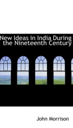 New Ideas in India During the Nineteenth Century_cover