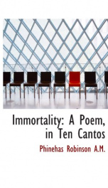 immortality a poem in ten cantos_cover