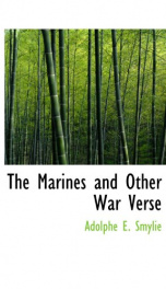 the marines and other war verse_cover