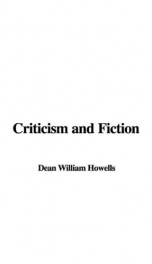 Criticism and Fiction_cover