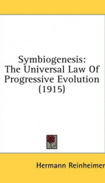 symbiogenesis the universal law of progressive evolution_cover