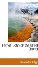 father john of the greek church_cover