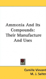 ammonia and its compounds their manufacture and uses_cover